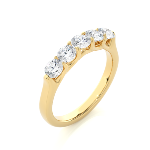 Classic Brilliance Round-Cut Wedding Band