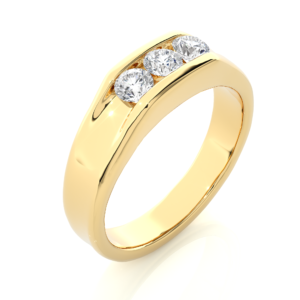 Forever Spark Princess-Cut Wedding Band
