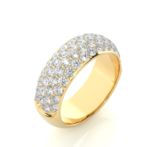 Enduring Sparkle Princess-Cut Wedding Band