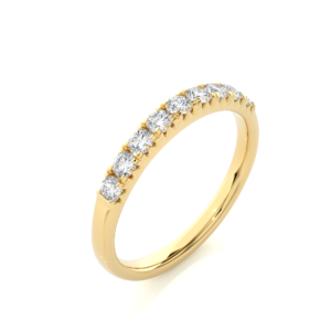 Nine Stone Wedding Band