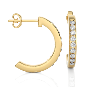 Diamond Hoop Earrings (0.46 CTW)