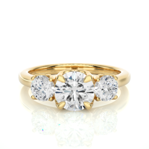 Leaf Basket Trilogy Ring