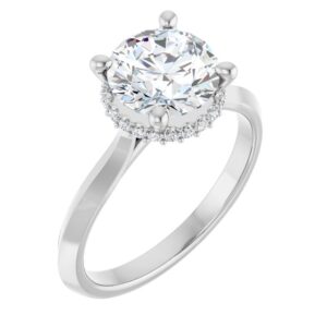 Halo Engagement Ring