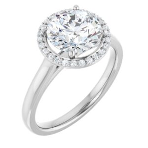 Halo-Style Engagement Ring