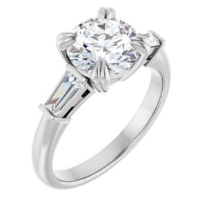 Three Stone Engagement Ring