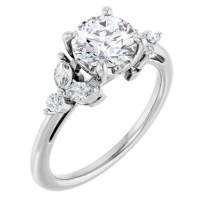 Accented Engagement Ring
